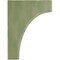 Ekena Millwork 3 1/2"W x 6"D x 8"H Clarksville Wood Vintage Decor Bracket, Restoration Green BKTWD04X06X08CVGR - alternate 3